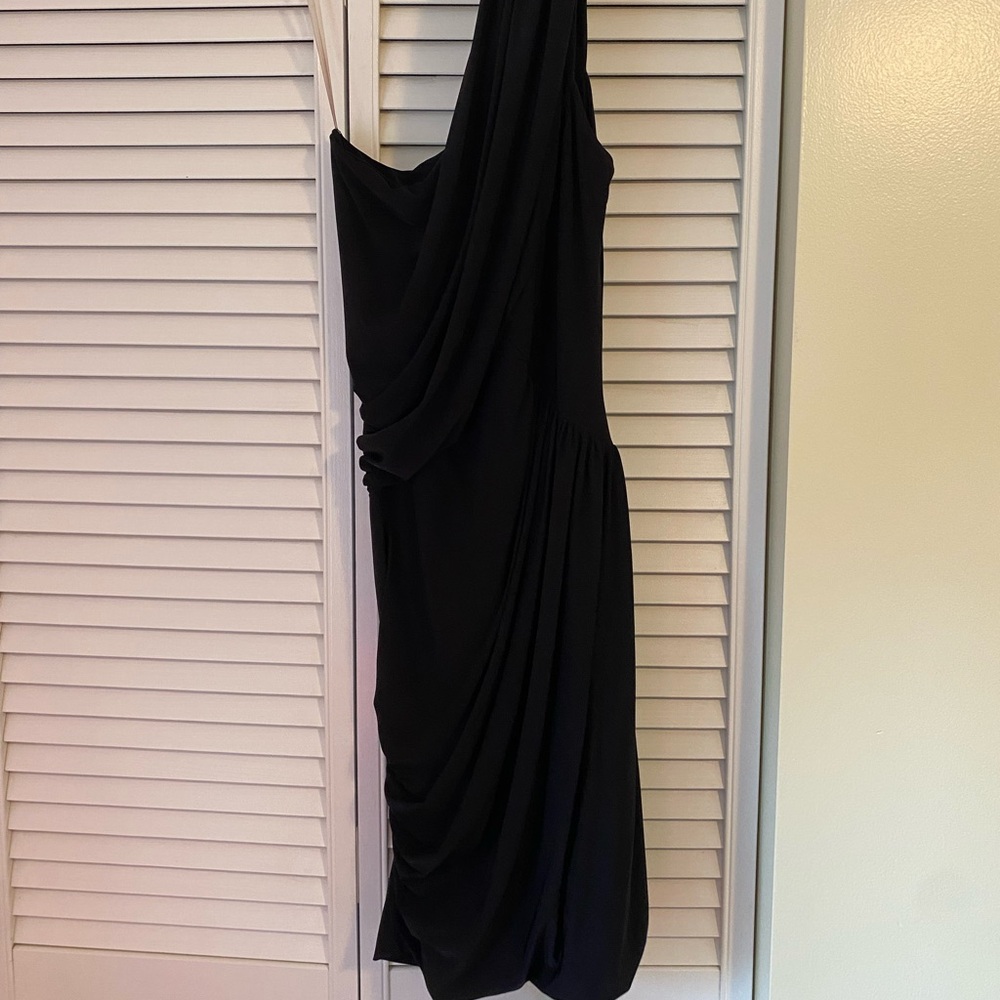 Soprano Black One-Shoulder Dress